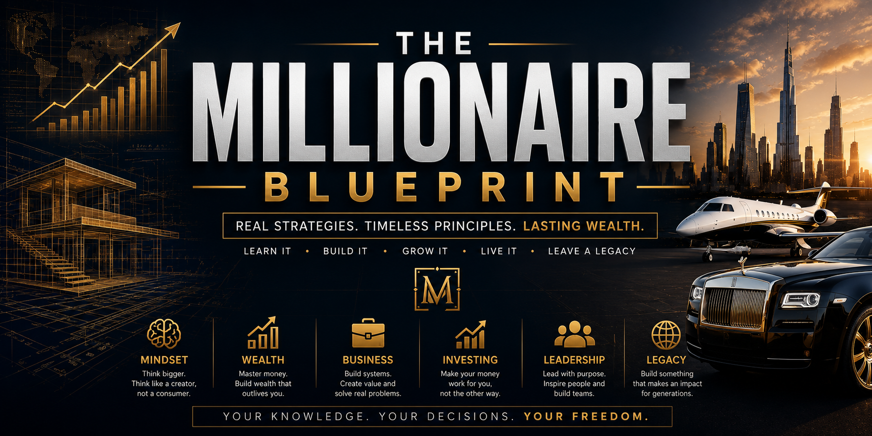 The Millionaire Blueprint main banner